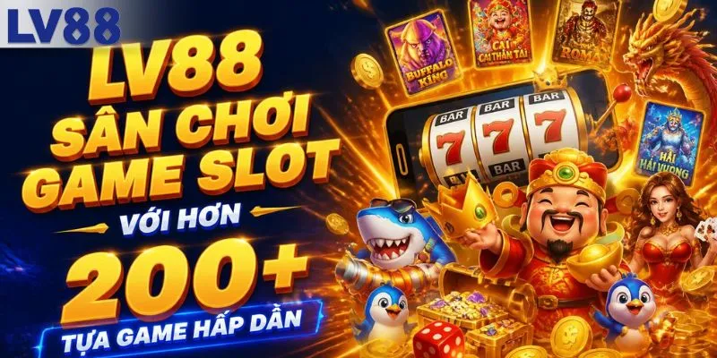 Sân chơi nổ hũ LV88 có hơn 200 tựa game